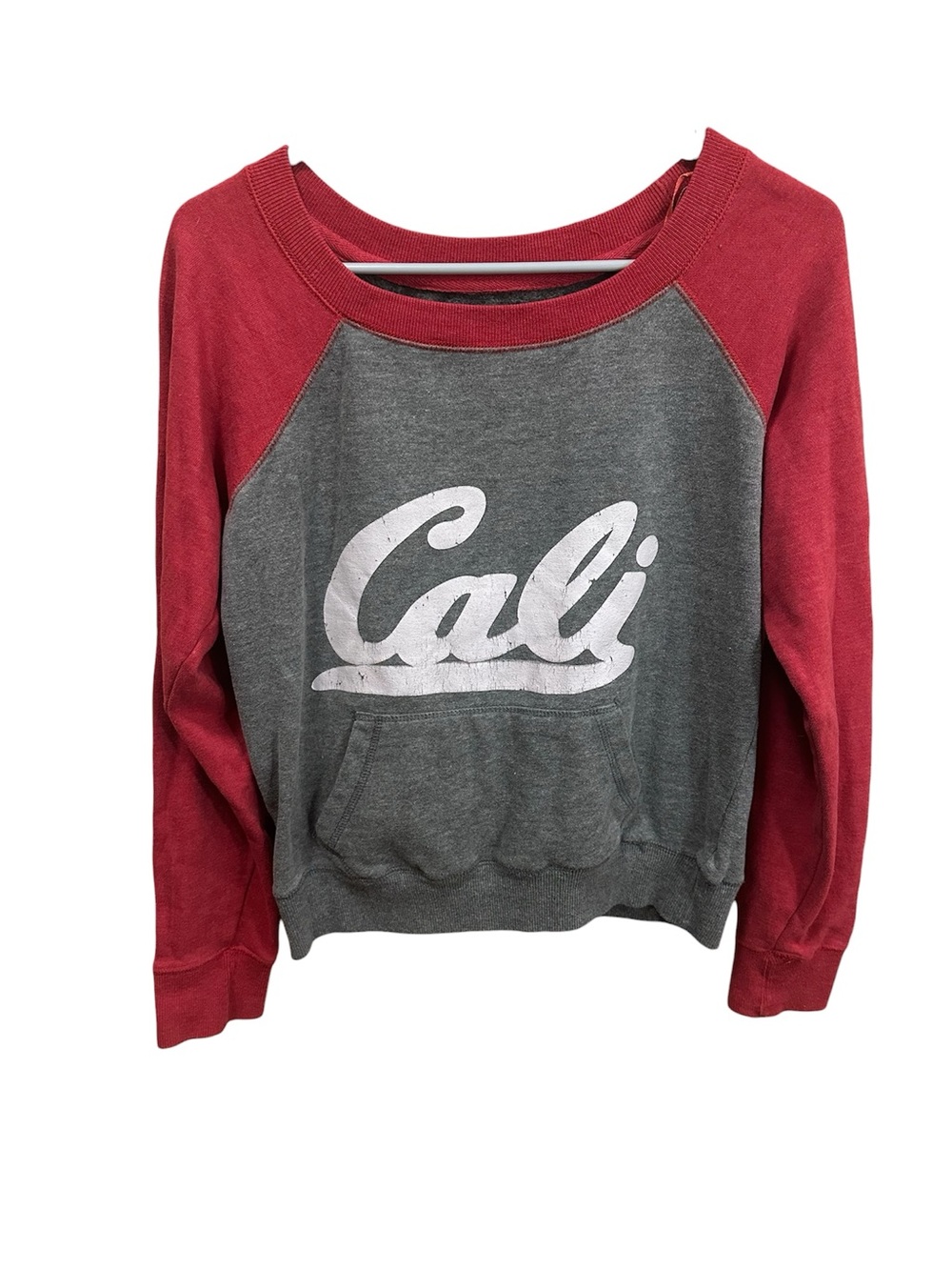 Green Sleeved Cali Sweatshirt Small